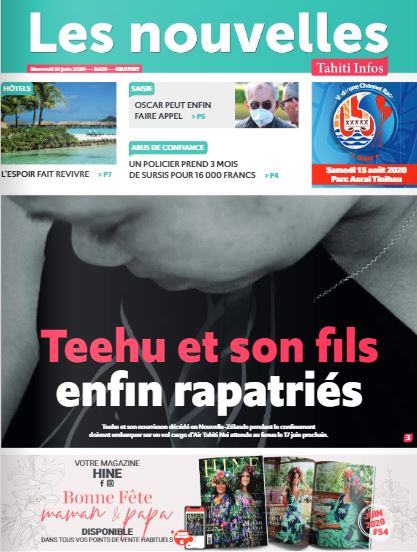 Cliquez sur la Une pour lire le journal Cliquez sur la Une pour lire le journal