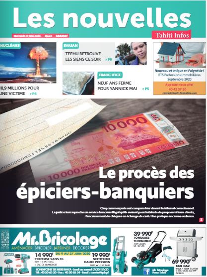 Cliquez sur la Une pour lire le journal Cliquez sur la Une pour lire le journal