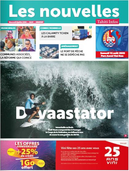 Cliquez sur la Une pour lire le journal Cliquez sur la Une pour lire le journal