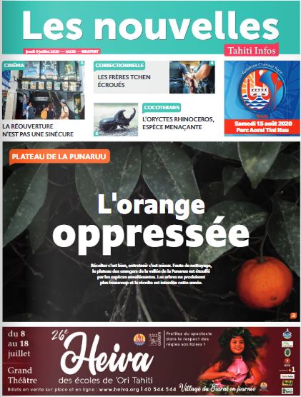 Cliquez sur la Une pour lire le journal Cliquez sur la Une pour lire le journal