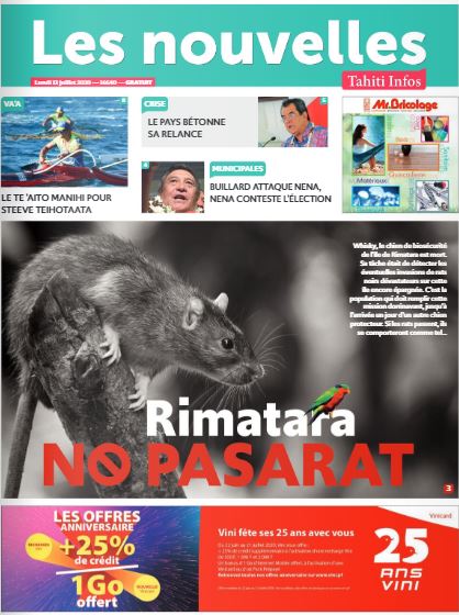 Cliquez sur la Une pour lire le journal Cliquez sur la Une pour lire le journal