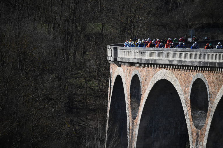 Photo d'archives du viaduc de Pélussin. Photo d'archives du viaduc de Pélussin.