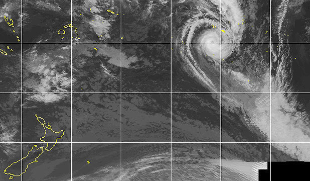 (photo d'archives, cyclone Oli)