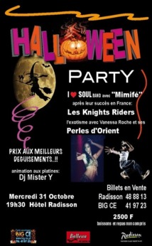 Halloween au Radisson Tahiti: Changement de date Halloween au Radisson Tahiti: Changement de date