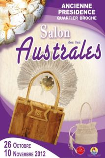 Le 11ième Salon des Australes se tiendra à l'ancienne Présidence, du 26 octobre au 10 novembre