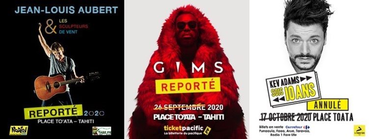 Les concerts de Jean-Louis Aubert et Gims reportés, Kev Adams annulé Les concerts de Jean-Louis Aubert et Gims reportés, Kev Adams annulé