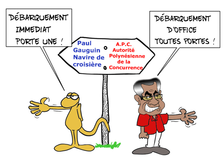 "On quitte le navire", par Munoz