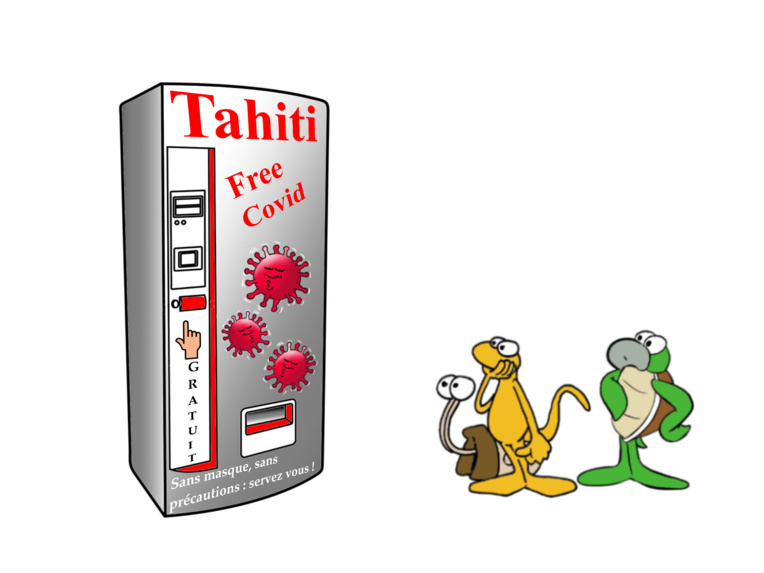 "Distributeur de Covid", par Munoz
