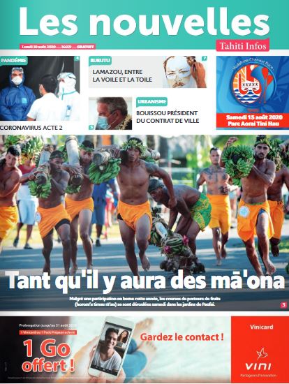 Cliquez sur la Une pour lire le journal Cliquez sur la Une pour lire le journal