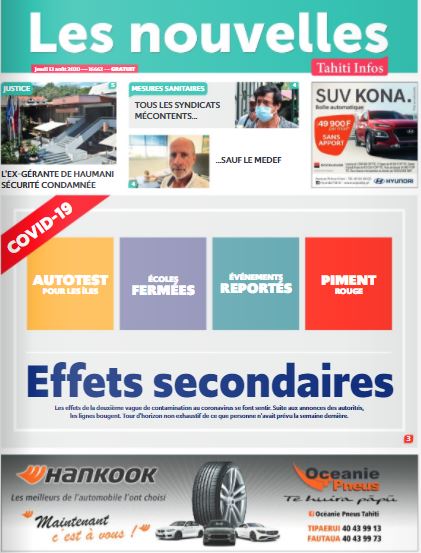 Cliquez sur la Une pour lire le journal Cliquez sur la Une pour lire le journal