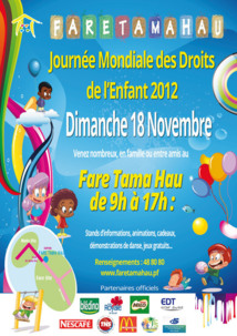 Journée Mondiale des Droits de l’Enfant au Fare Tama Hau