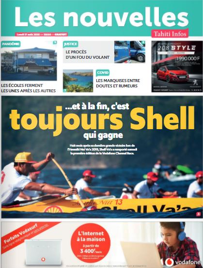 Cliquez sur la Une pour lire le journal Cliquez sur la Une pour lire le journal