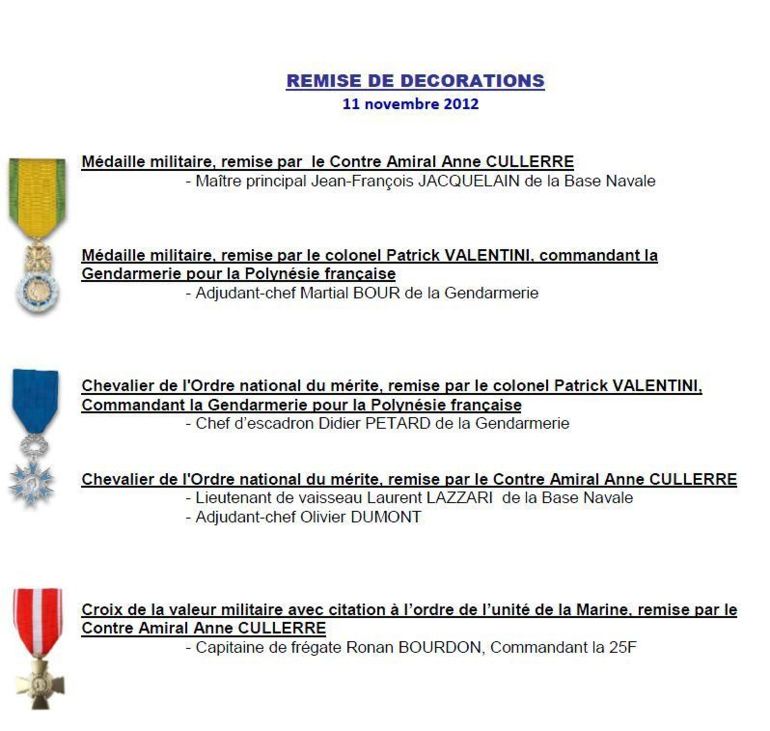 94ème anniversaire de l'Armistice de 1918: les hommages polynésiens rendus sous la pluie