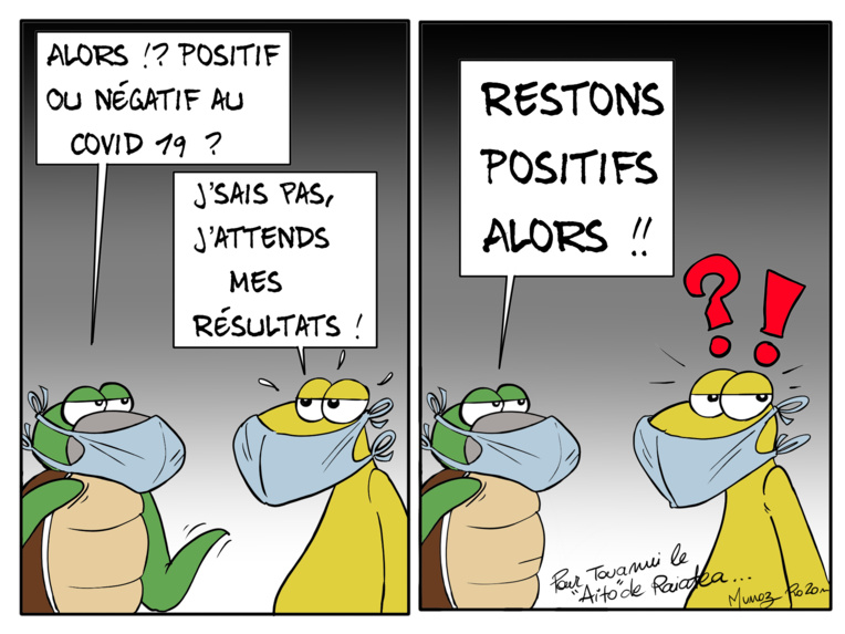"Restons positifs", par Munoz "Restons positifs", par Munoz