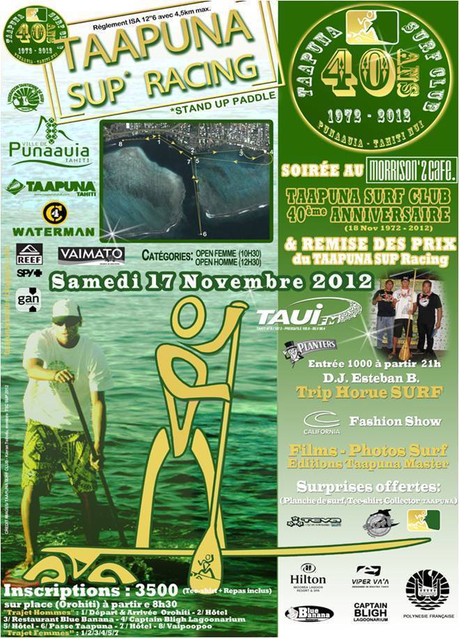 Le Taapuna Surf Club fête ses 40 ans, samedi 17 novembre!