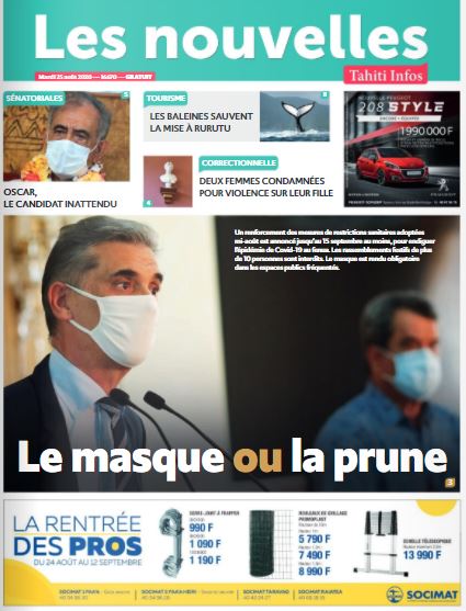 Cliquez sur la Une pour lire le journal Cliquez sur la Une pour lire le journal