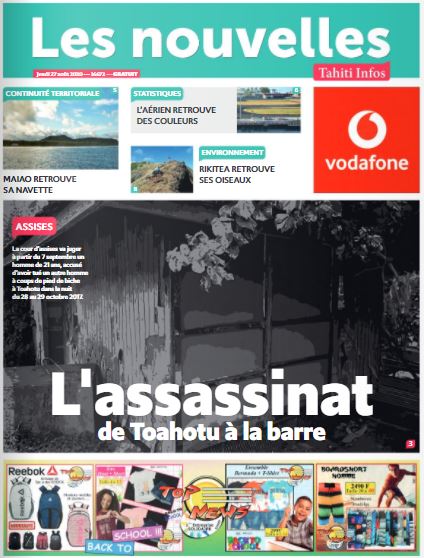 Cliquez sur la Une pour lire le journal Cliquez sur la Une pour lire le journal