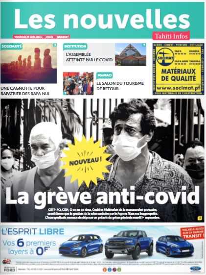 Cliquez sur la Une pour lire le journal Cliquez sur la Une pour lire le journal