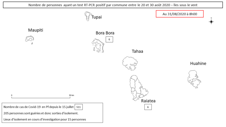 Six cas de Covid à Bora Bora Six cas de Covid à Bora Bora