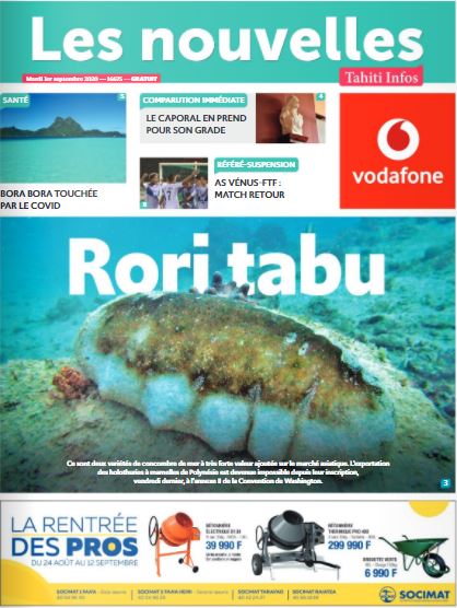 Cliquez sur la Une pour lire le journal Cliquez sur la Une pour lire le journal