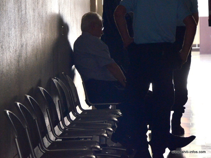 Bill Ravel, mardi avant l'audience de la chambre de l'instruction.