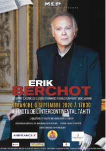 Erik Berchot, au piano, veut "faire plaisir" à son public Erik Berchot, au piano, veut "faire plaisir" à son public