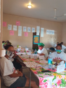 ​L'UPJ en formation à Hao