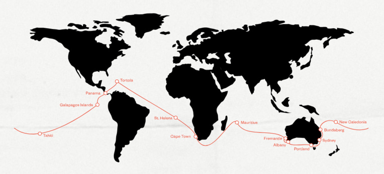 Jon Sanders a quitté le port de Fremantle à Perth le dimanche 3 novembre 2019, à bord de son fidèle Perie Banou II.