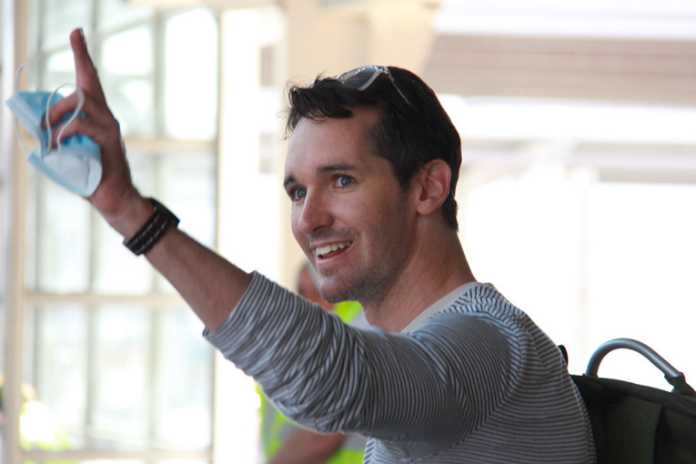 Bill Birtles, correspondant à Pékin de la télévision ABC. Bill Birtles, correspondant à Pékin de la télévision ABC.