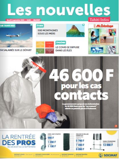 Cliquez sur la Une pour lire le journal Cliquez sur la Une pour lire le journal