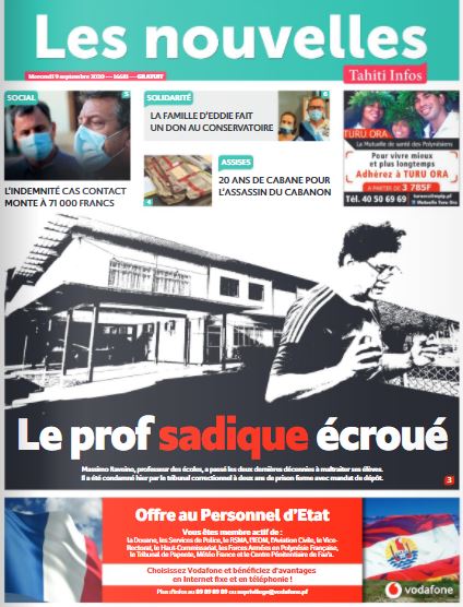 Cliquez sur la Une pour lire le journal Cliquez sur la Une pour lire le journal