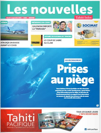 Cliquez sur la Une pour lire le journal