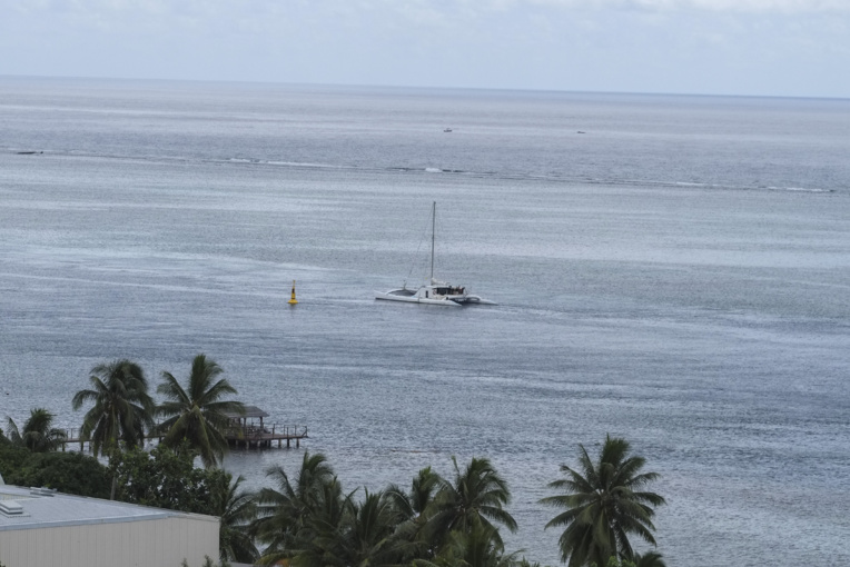 ​Le maxi-catamaran Jet France est arrivé à Tahiti