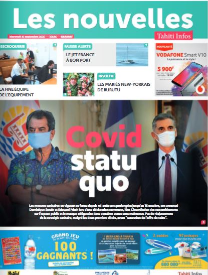 Cliquez sur la Une pour lire le journal Cliquez sur la Une pour lire le journal