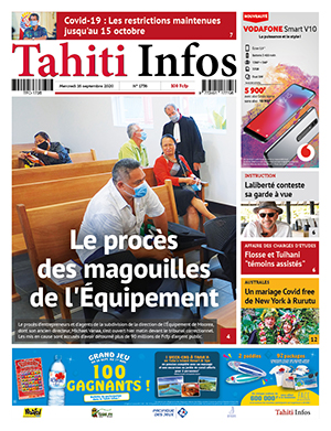 Cliquez sur la Une pour lire le journal