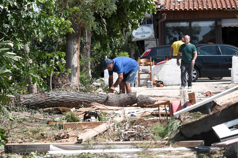 L'ouest de la Grèce touché par un rare ouragan méditerranéen L'ouest de la Grèce touché par un rare ouragan méditerranéen