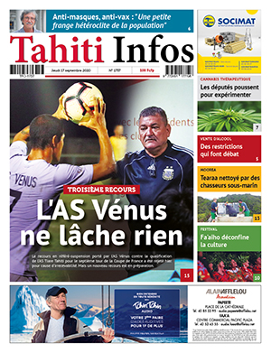 Cliquez sur la Une pour lire le journal