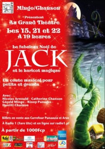 Théâtre: "Le Fabuleux Noël de Jack et le Haricot Magique"