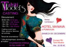 Casting Tahiti Models Casting Tahiti Models
