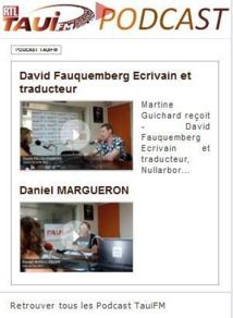 Podcast: Pendant le salon du livre, retrouvez les Interviews vidéo de Taui Fm sur Tahiti Infos Podcast: Pendant le salon du livre, retrouvez les Interviews vidéo de Taui Fm sur Tahiti Infos