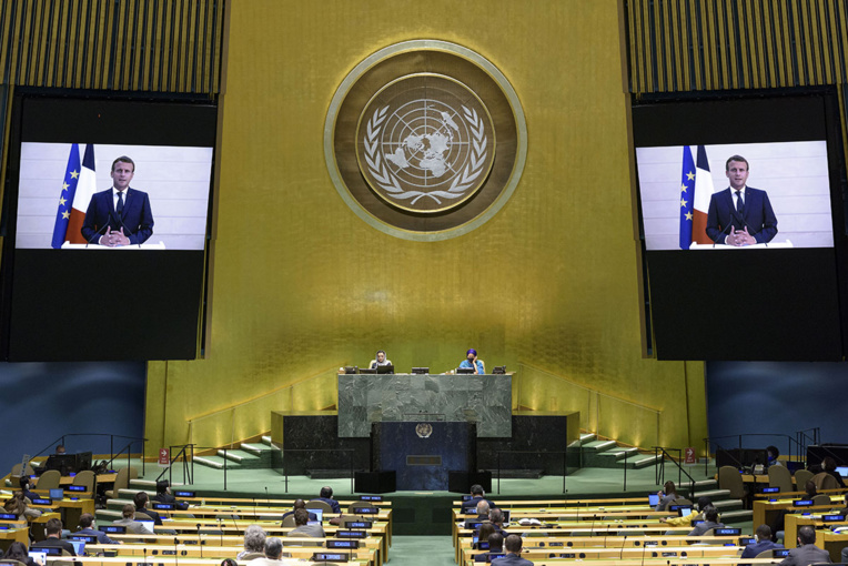A l'ONU, Macron rejette le "pas de deux" entre Washington et Pékin