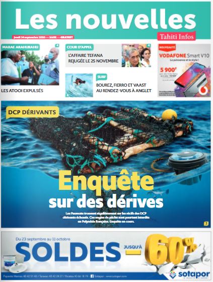 Cliquez sur la Une pour lire le journal Cliquez sur la Une pour lire le journal