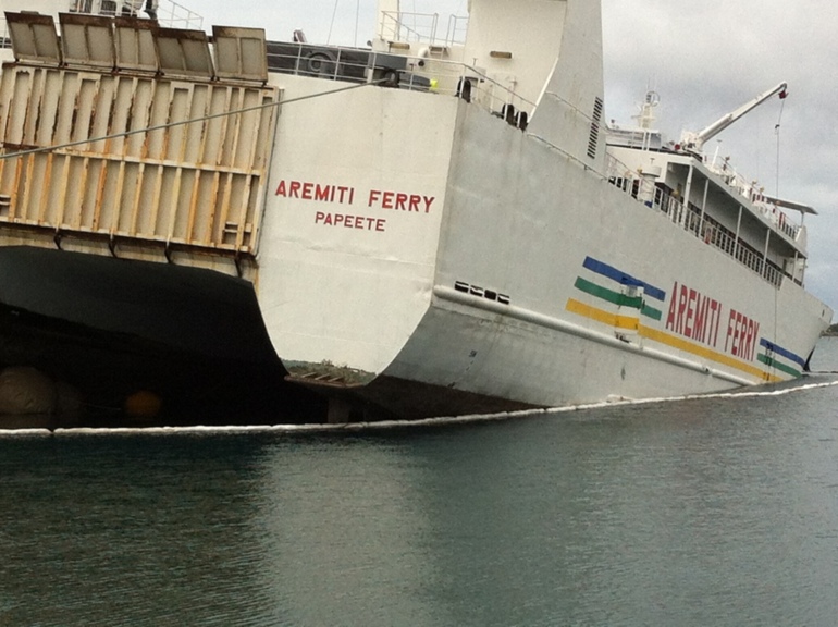 L'Aremiti Ferry en maintenance