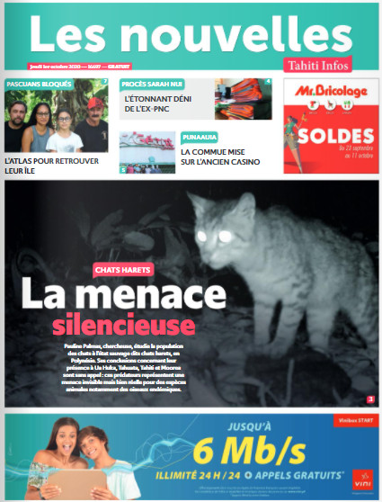 Cliquez sur la Une pour lire le journal Cliquez sur la Une pour lire le journal