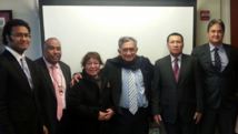 Oscar Temaru et Richard Tuheiava rencontrent l'Autorité Internationale des fonds Marins à New-York