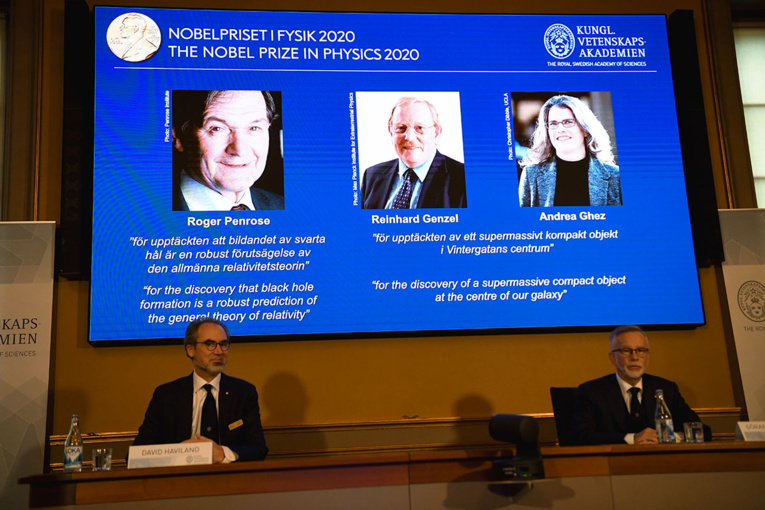 Le Nobel de physique à un trio d'experts des "trous noirs"