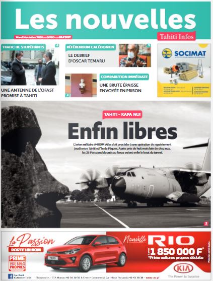 Cliquez sur la Une pour lire le journal Cliquez sur la Une pour lire le journal