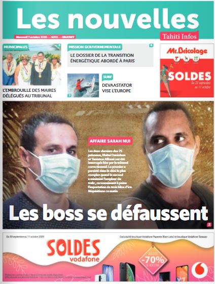 Cliquez sur la Une pour lire le journal Cliquez sur la Une pour lire le journal