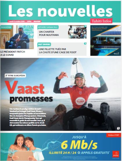 Cliquez sur la Une pour lire le journal Cliquez sur la Une pour lire le journal