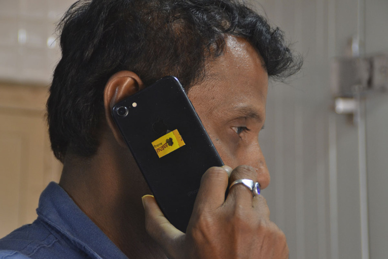 Inde: une "puce" en bouse censée protéger des radiations téléphoniques